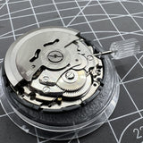 NH36 Automatic Mechanical Movement Black Arabic Date Dial Crown At 3.8