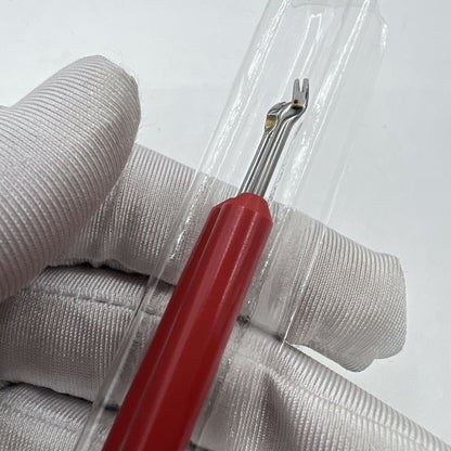 Swiss Bergeon 5430 hairspring collet lever 1.80mm width for precise watch repair and adjustment tool.