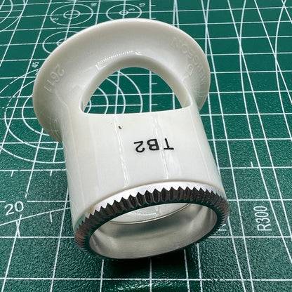 Swiss Bergeon 2611-TB-2 loupe with 5x magnification for detailed watch accessory inspection and repair tasks.