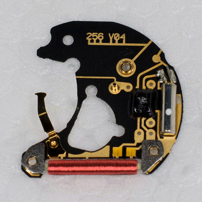 Circuit board for ETA256.111 watch movement, essential component by ETA for precise timekeeping.