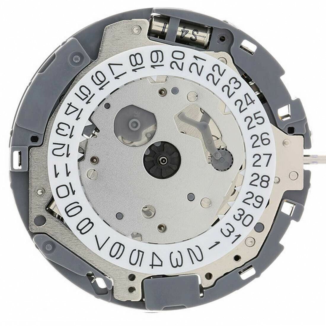 Miyota OS10 Movement Date at 3 Quartz Japan Movement