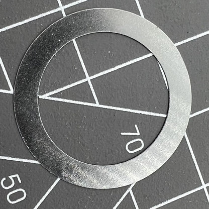 Pink character disk date wheel, compatible with NH35 NH36 watch movements, white background.