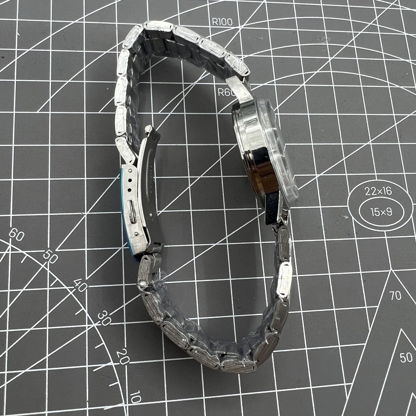 Silber 32mm Shanghai Fabrik Manuelle Mechanische Uhr 19 Juden Stoßfest