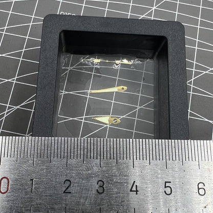 C3 green luminous watch hands set for NH35/36/4R/6R, enhancing dial visibility in low light