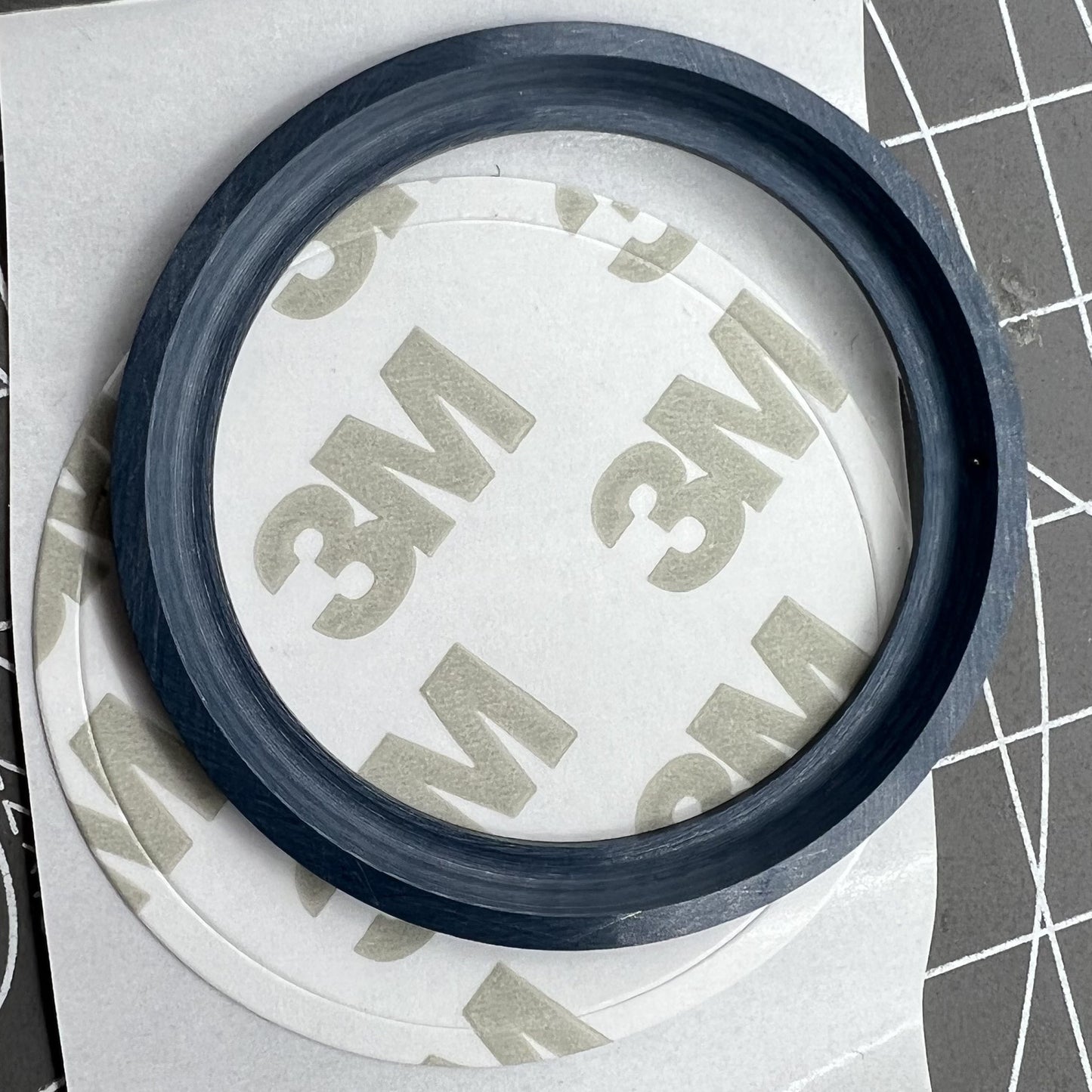 Keramikl�netteinlage 41,5mm mit wei�er Schrift und himmelblauem Rand f�r hochwertige Uhrenzubeh�r