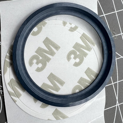 Keramikl�netteinlage 41,5mm mit wei�er Schrift und himmelblauem Rand f�r hochwertige Uhrenzubeh�r