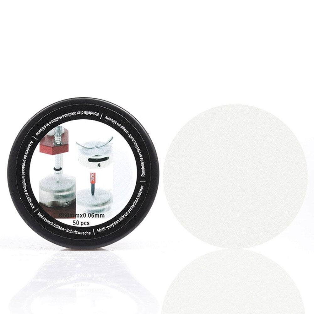 MSA 60mm plastic watch dial case back pads, 50pcs set for safe watch repair protection