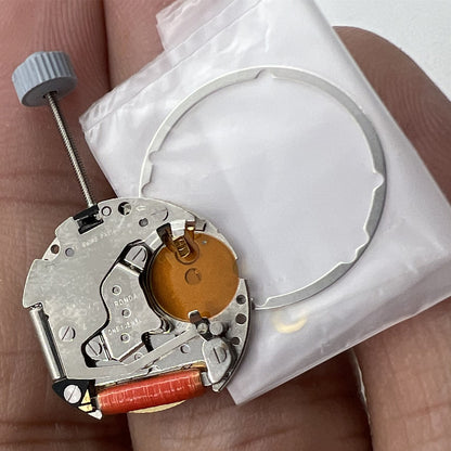 Ronda 775 Swiss quartz watch movement with date display at 3 o'clock for accurate timekeeping.