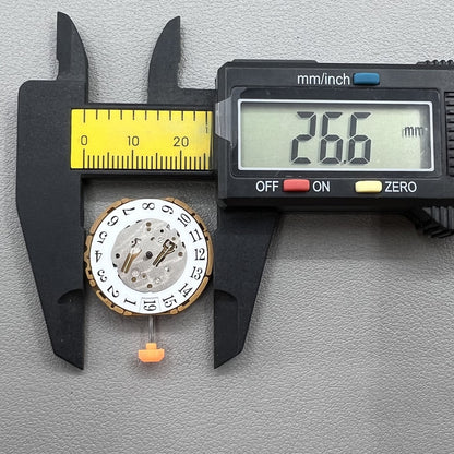 Close-up of Japan Miyota GP01 quartz watch movement, precise and reliable for watch accessory repairs.