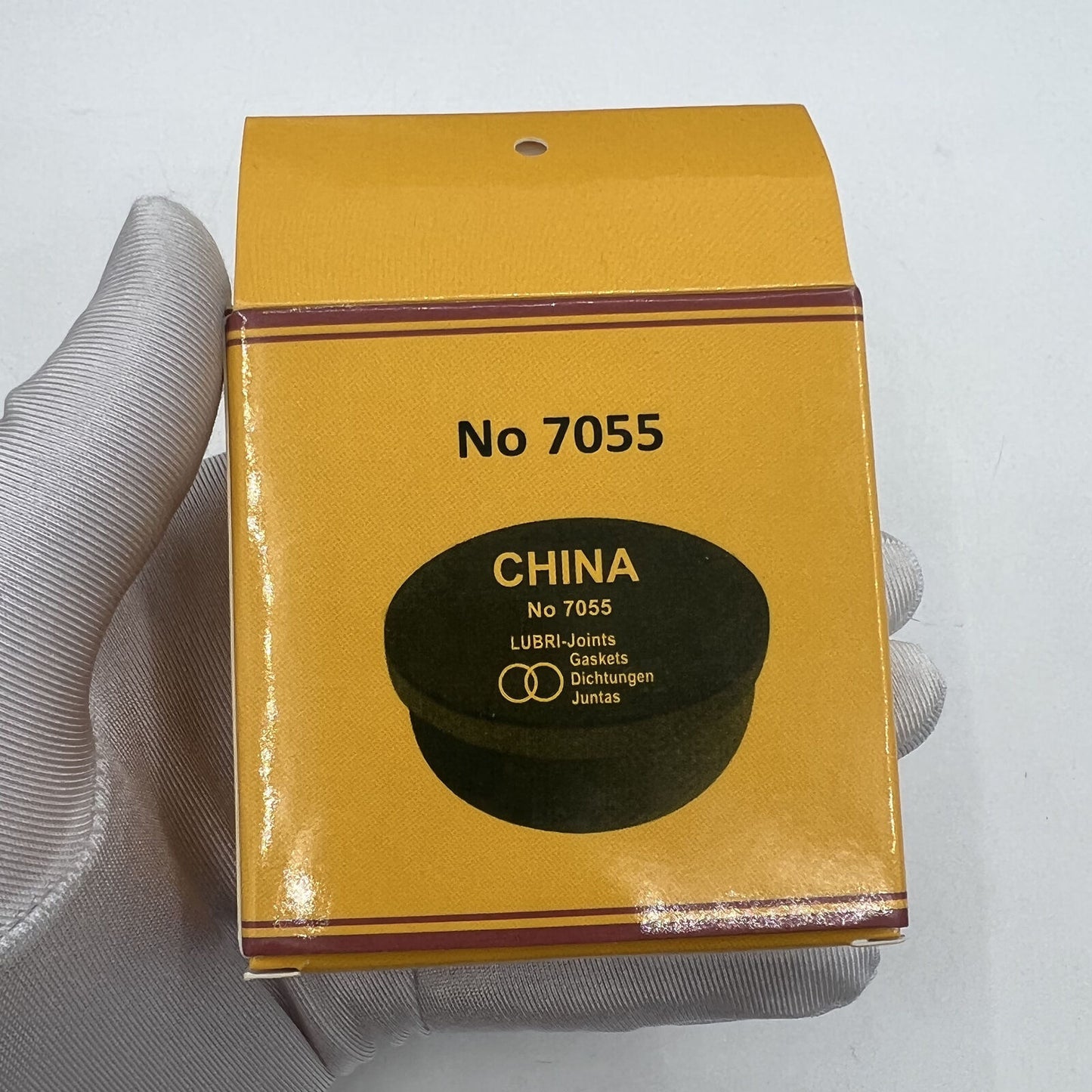 Boîte de joints Lubri-Gaskets fabriquée en Chine, deux coussins de lubrification en mousse 7055