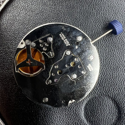 Swiss Made Ronda 4210B quartz watch movement, precise timekeeping component for watch repairs and accessories.