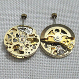 26.5mm China DANDONG 7120 Automatic Mechanical Watch Movement Hollow Golden