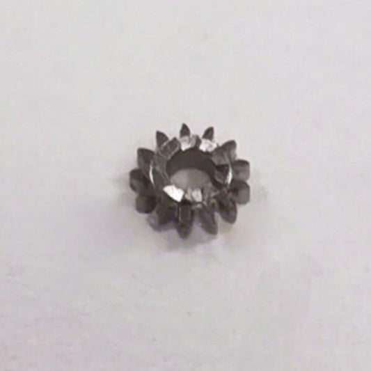 Silver replacement winding pinion for ST3600 ETA6497 watch movement, precise fit, durable quality.