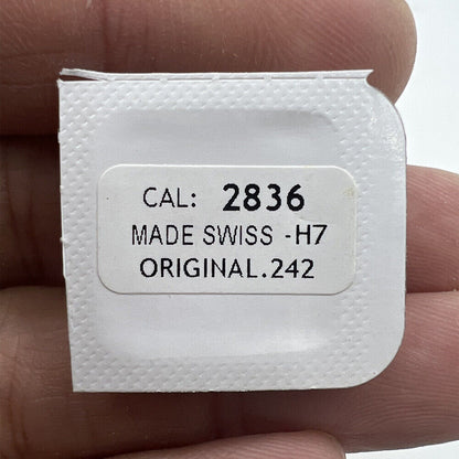 Cannon pinion with driving wheel for ETA2824/2836 watch movement, precision repair part.