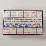 24pcs European Watch Crown Assortment Special for Lorenz Omega Philip Watch