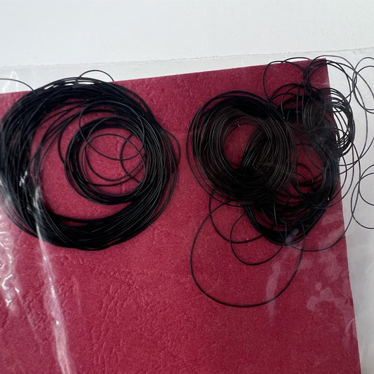 Set of 144 waterproof O ring watch gaskets, 16 sizes, 0.3mm thick for precise sealing.