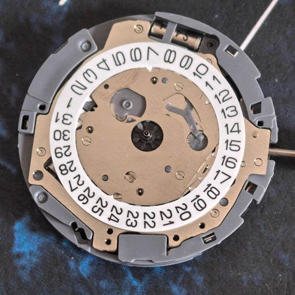 Miyota OS10 Quartz Movement Multifunctional 3 Eyes 6/9/12 Date@3 Single Calendar