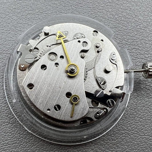Tianjin Seagull TY2711 automatic movement showcasing precise mechanical watch parts and craftsmanship.