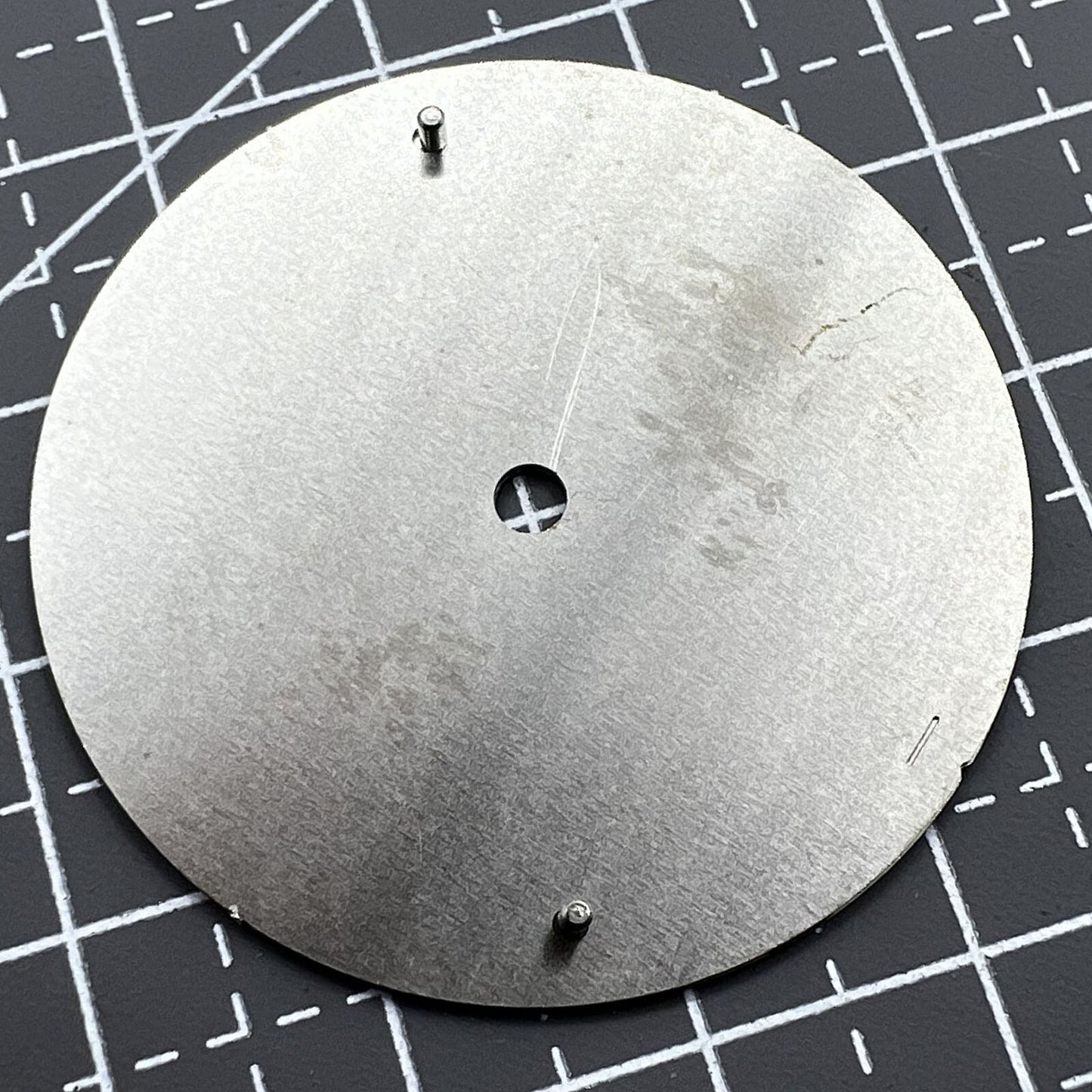 Green luminous watch dial by ST3600, compatible with ETA6497/6498 movement, improves night visibility and style.