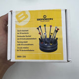Swiss Bergeon 30081-S10 10 Ergonomic Screwdrivers Set With Rotating Stand