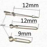 12mm Watch Hand Silver Trim Arrow Shape Lume for Miyota 2315 2035 2036 2115 2305