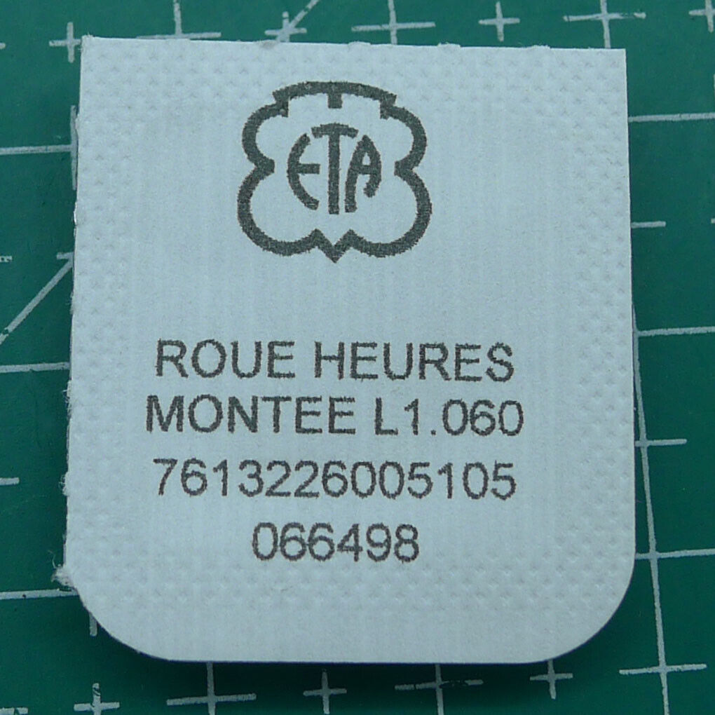 Wholesale Hour Wheel H1 normal height for ETA 955.112 quartz watch movement, precision replacement part.