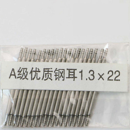 100 stücke 1,3mm Durchmesser Federsteg Uhr Armband Zubehör 10MM-28MM 