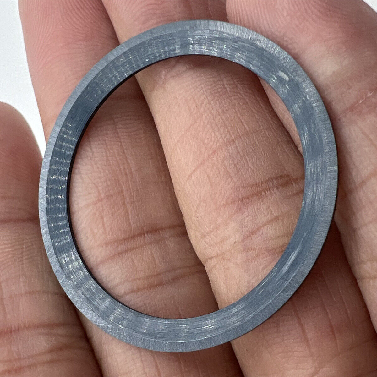 38 mm/30,5 mm Sea Blue Bevel Aluminium Uhr Lünette Einsatz Uhrenteile