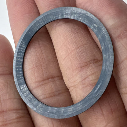 38 mm/30,5 mm Sea Blue Bevel Aluminium Uhr Lünette Einsatz Uhrenteile