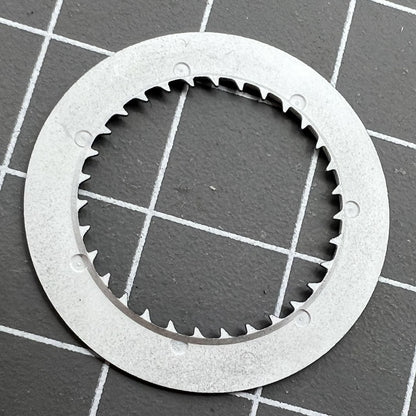 Black date disk wheel with red numerals for NH36 NH35 movement, date window at 3 o?clock, crown side 3.8 -