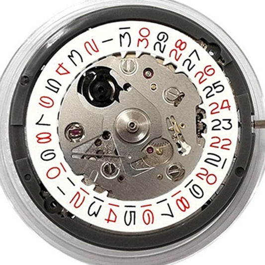 Japan Original NH35 Automatische Mechanische Bewegung Hohe Genauigkeit Rot Gerade Zahl