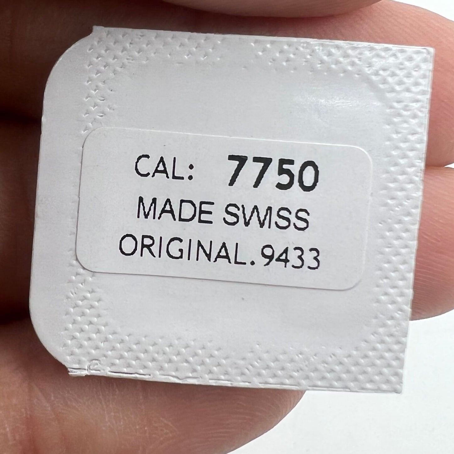 Stop lever replacement for ETA 7750 by Ref.9433, precise watch part for clock repairs and maintenance.