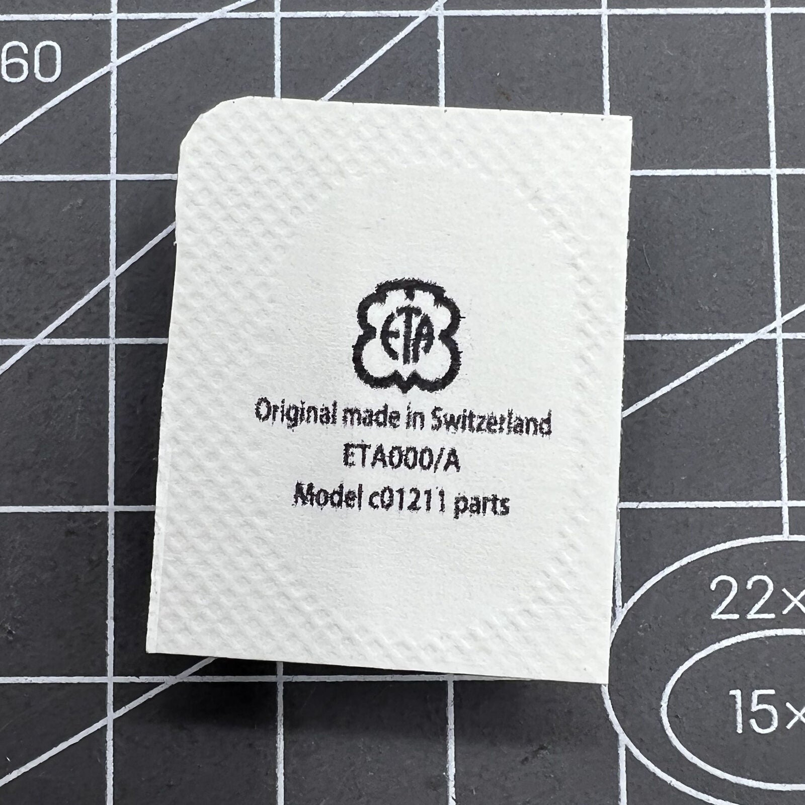 Swiss Balance precision balance wheel #6402 for ETA C01.211 watch movement, enhancing timekeeping accuracy.