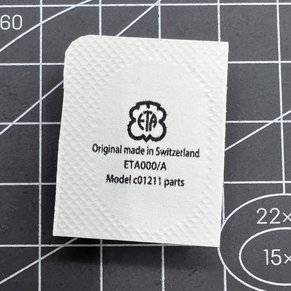 Swiss Balance precision balance wheel #6402 for ETA C01.211 watch movement, enhancing timekeeping accuracy.