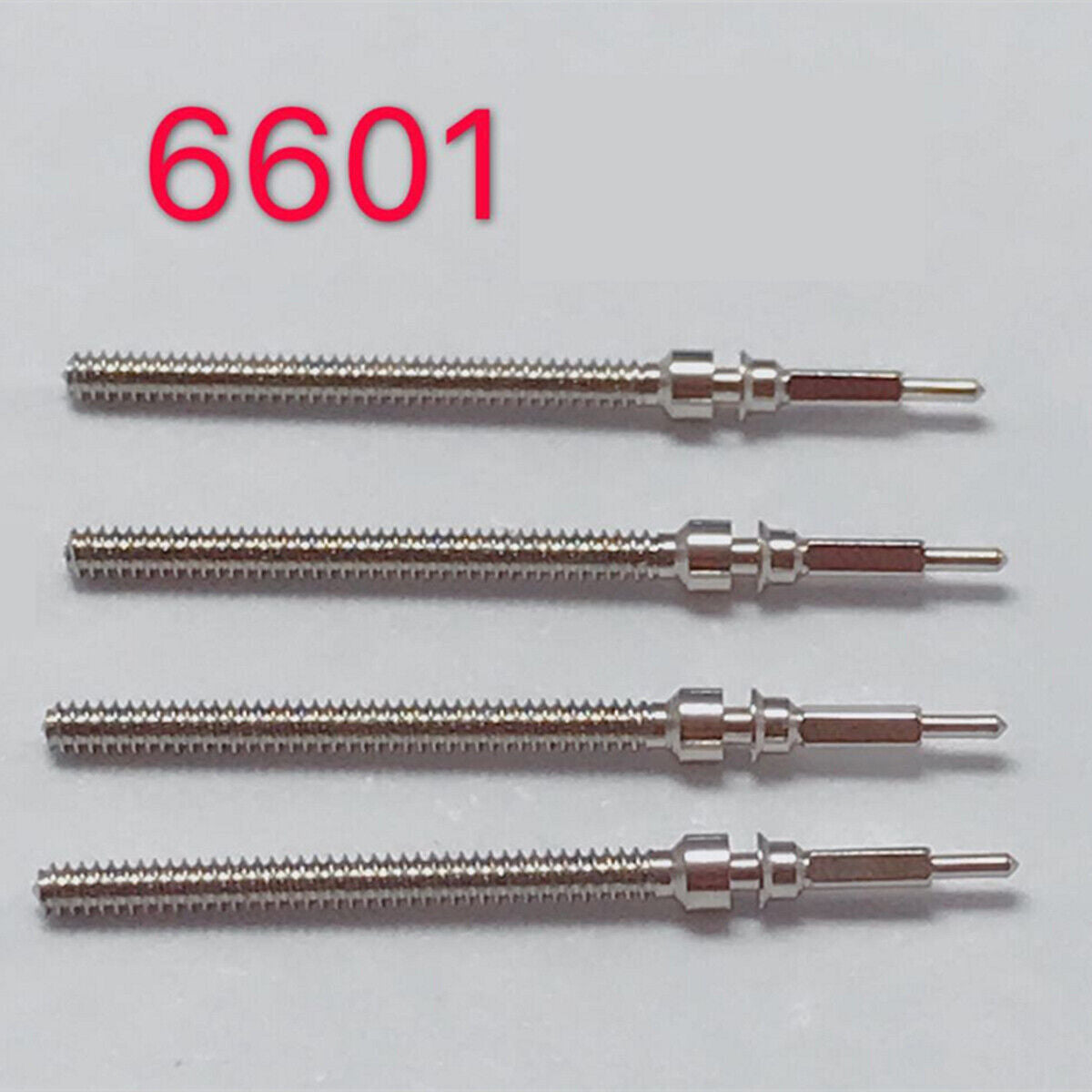 Lot de 10 tiges de remontoir pour montres Miyota 6601 6T51, pièces de réparation