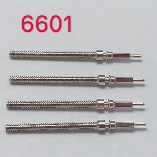 Lot de 10 tiges de remontoir pour montres Miyota 6601 6T51, pièces de réparation