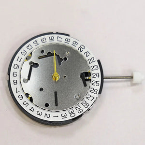 ISA 8371C Quartz Movement Watch 6 Hands Single Calendar Movement Date At 3