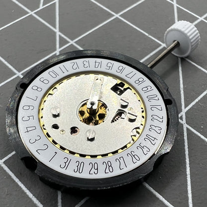 Swiss Made Ronda 585 quartz watch movement with date at 6, high precision Swiss part for accessories