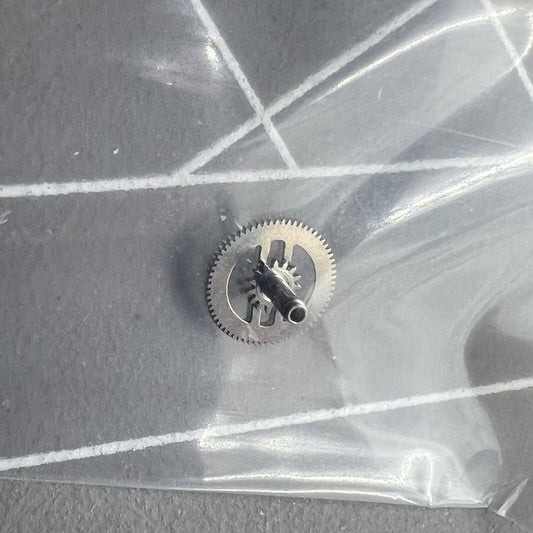 Cannon pinion with driving wheel for ETA 2671 2775 movement, precision watch accessory.