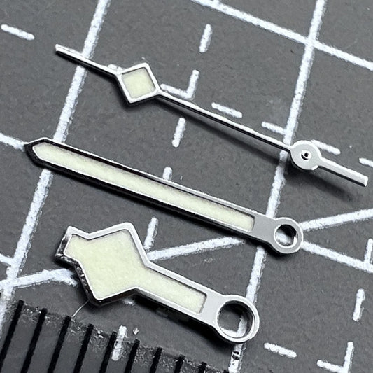 Snowflake Shape C3 Orange Lume Hands Set for NH34 NH35 NH36 NH38 NH39 NH70