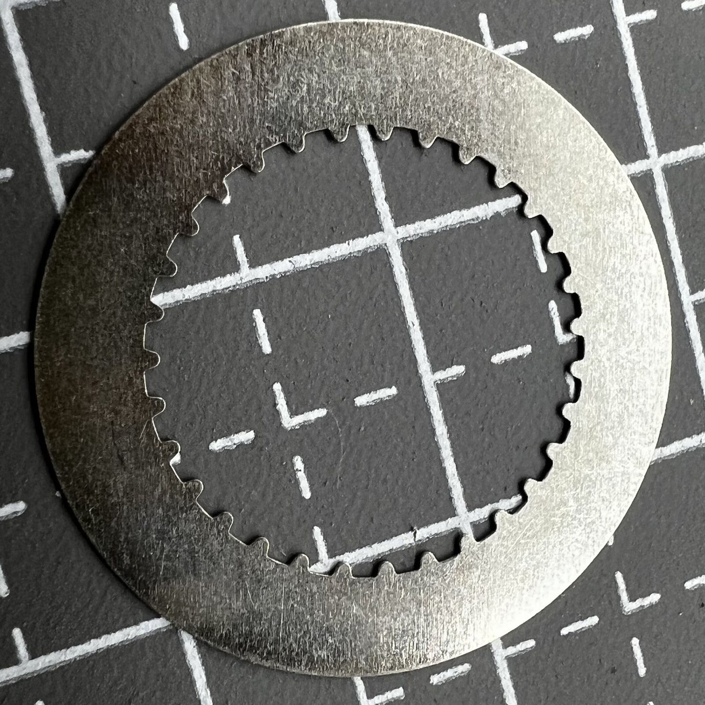 Vintage golden date disk wheel with numeral font for RLX3135 watch movement, stylish replacement part by RLX.