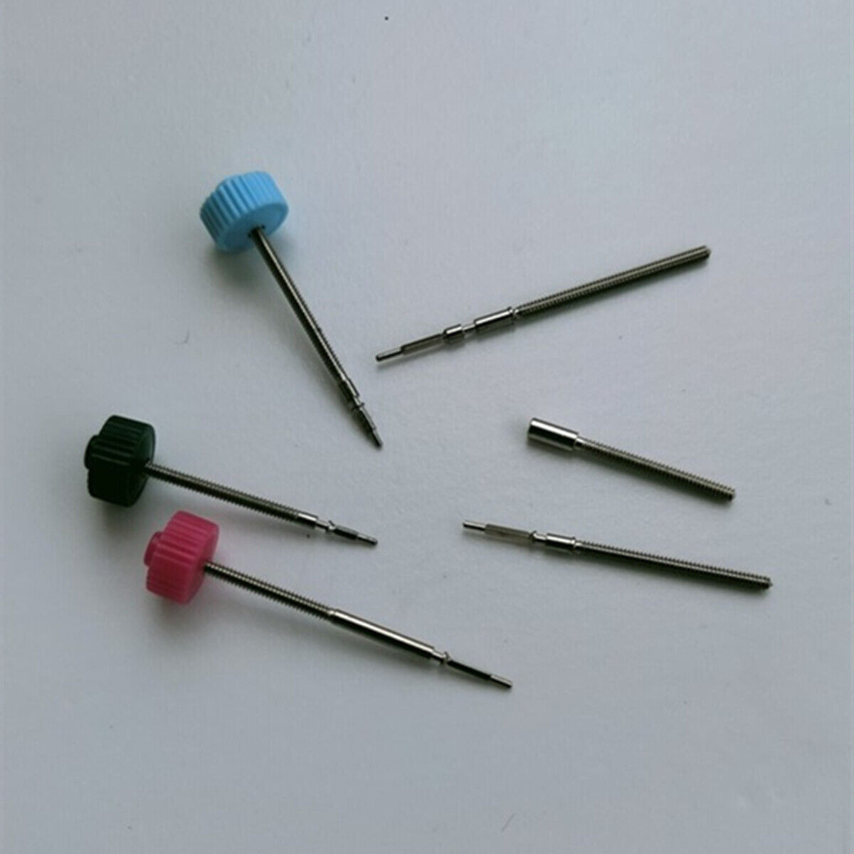 36pcs Swiss Made Ronda watch stems assortment, AM-641, ideal for precise watch repair parts.