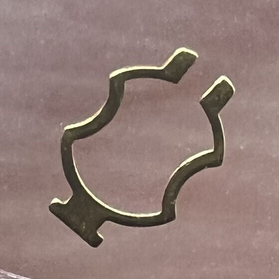 Watch part shock absorber for ETA 2892 balance wheel, enhancing durability and precision.