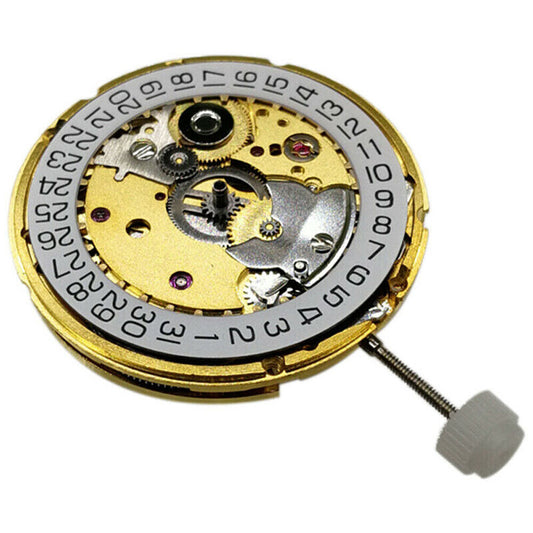 Mouvement automatique Seagull ST2130, clone plaqué or, remplacement pour ETA 2824-2