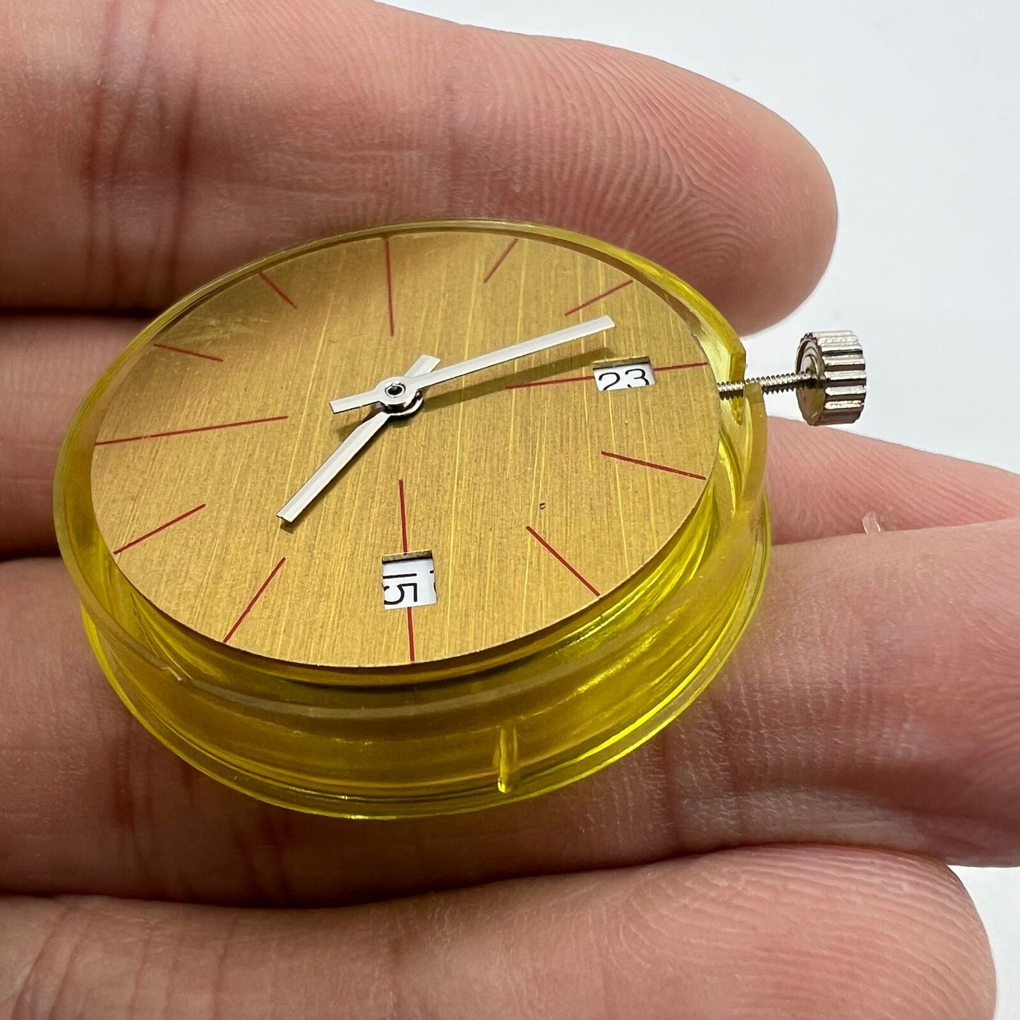 Seagull ETA 2892A2 automatic watch movement with mechanical calendar window, precise timekeeping.