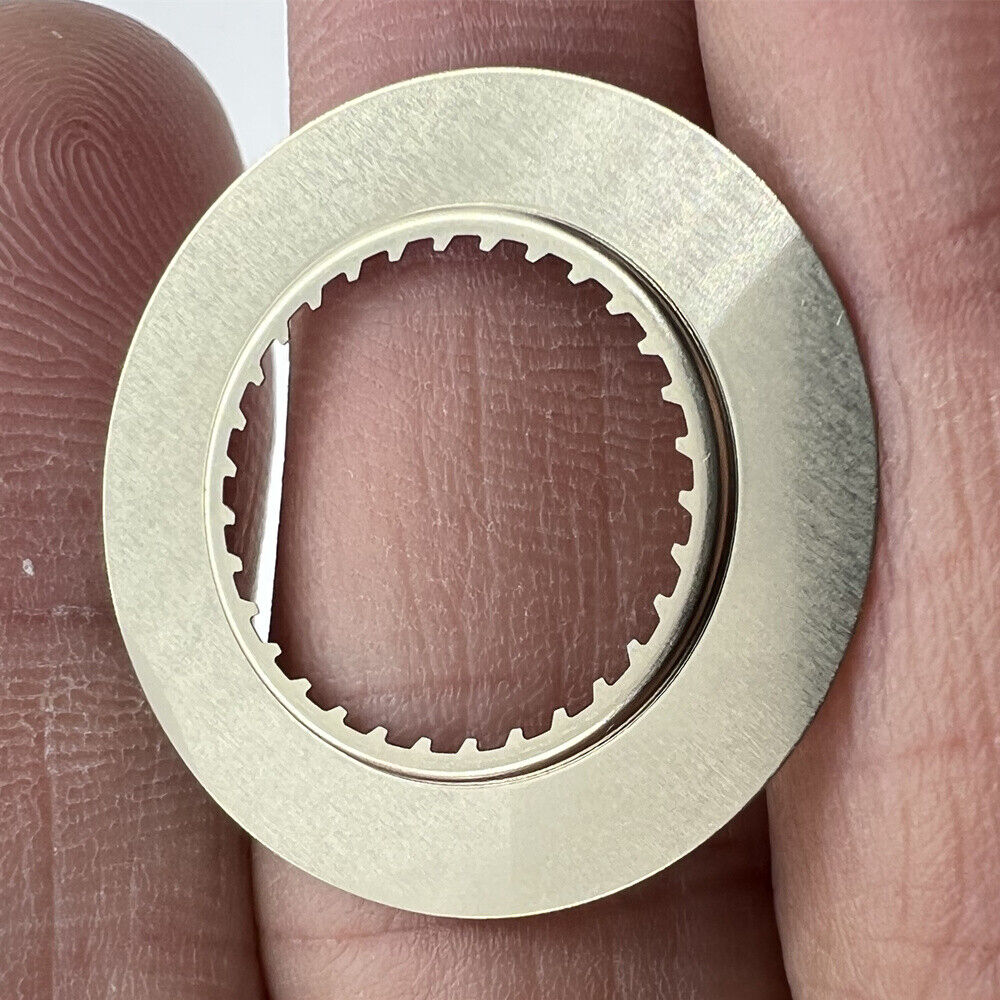 White date disk wheel with date at 3 o'clock for Ronda 5040D 5030D watch movement.