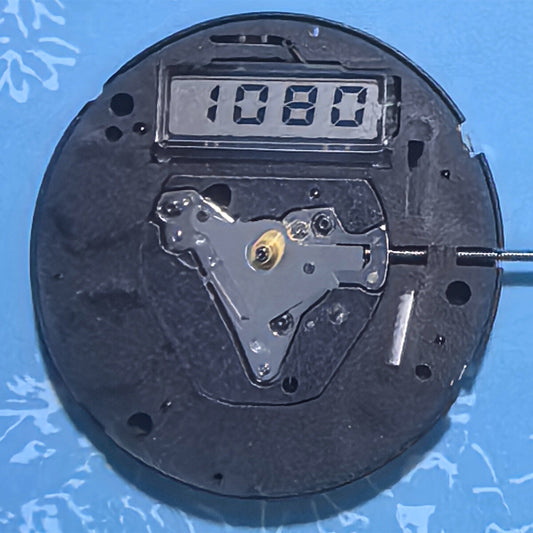 Montre à quartz ISA K63 de fabrication suisse, mouvement à 3 aiguilles, double pile