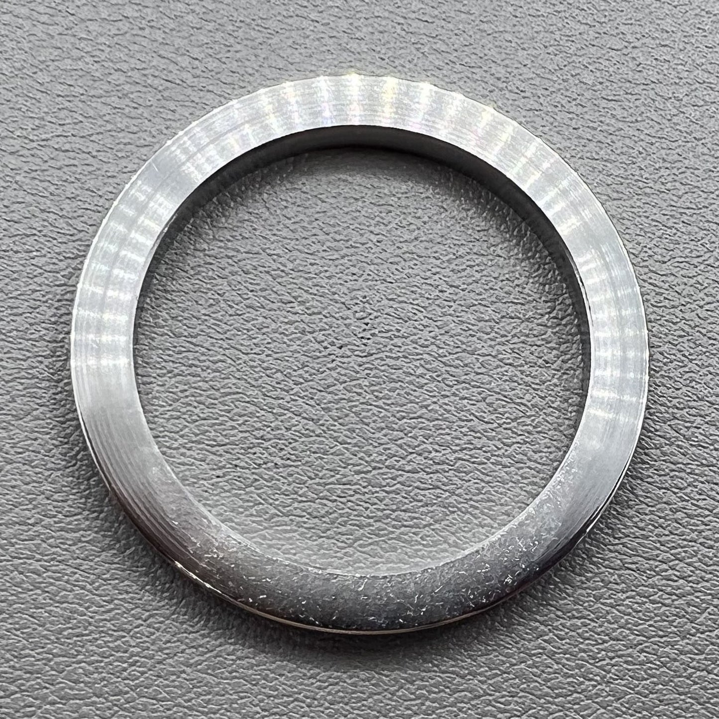 Imitationsdiamant Schmuckstein Lünette 39mm Silber für VK63 Uhrwerk