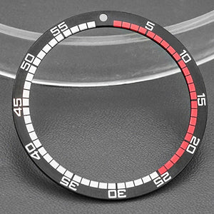 38mm/31.5mm Black Flat Racing Type Watch Bezel Aluminium Watch Part SKX007