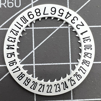 Arabic date disk wheel for Japan NH35 automatic mechanical watch movement, precision replacement part.